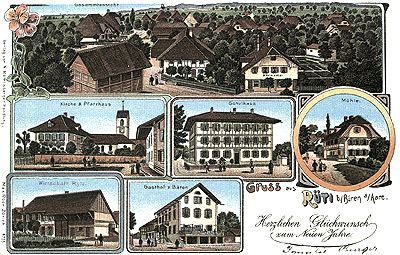 Postkarte Rüti bei Büren