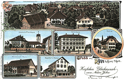 Postkarte Rüti bei Büren
